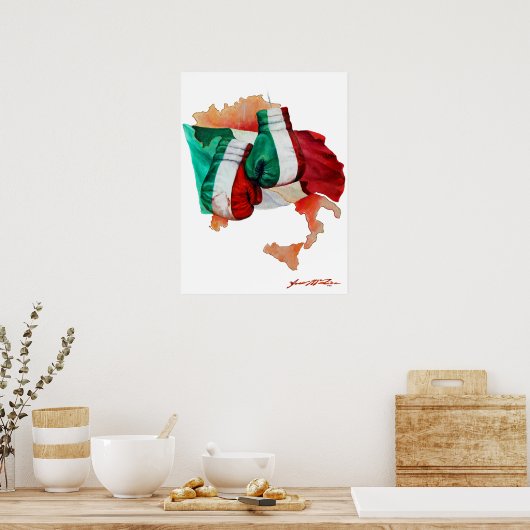 Italiaans boxingerfgoed poster (Keuken)