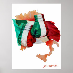 Italiaans boxingerfgoed poster