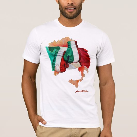 Italiaans boxingerfgoed t-shirt (Voorkant)