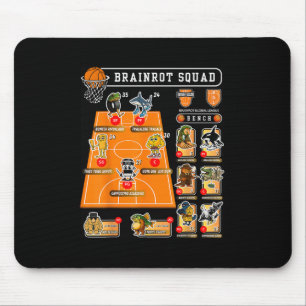 Italiaans-brainrot Basketbal Squad Sport Meme Funn Muismat