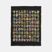 Italiaans-brainrot Gen Z Funny Meme 90 Brainrot Ch Fleece Deken (Voorkant)