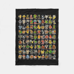 Italiaans-brainrot Gen Z Funny Meme 90 Brainrot Ch Fleece Deken