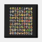 Italiaans-brainrot Gen Z Funny Meme 90 Brainrot Ch Magneet (Voorkant)