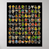 Italiaans-brainrot Gen Z Funny Meme 90 Brainrot Ch Poster (Voorkant)