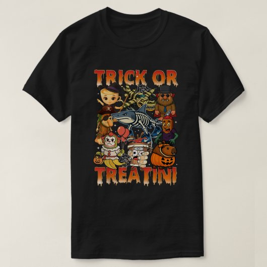 Italiaans Brainrot Halloween Kostuumontwerp T-shirt (Design voorkant)