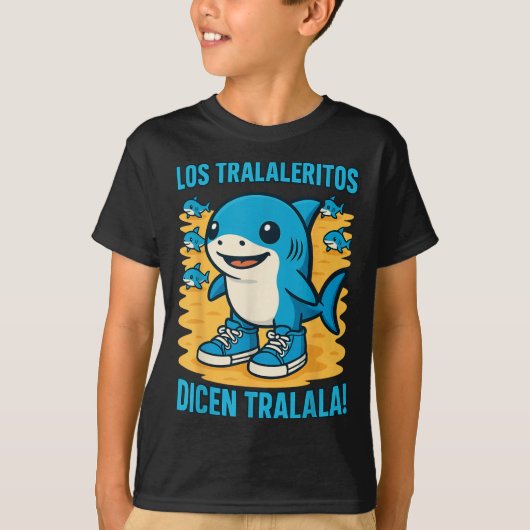 Italiaans Brainrot Los Tralaleritos Dicen Tralala, T-shirt (Voorkant)