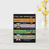 Italiaans Brainrot Meme Grappig Compilatie Karakte Kaart (Gele Bloem)