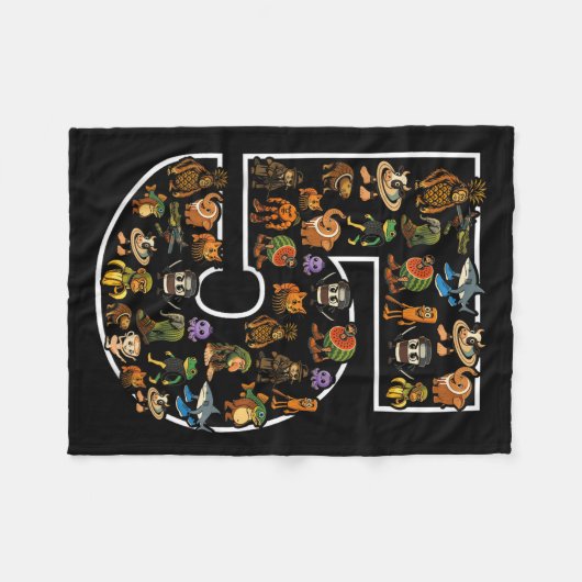 Italiaans Brainrot Verjaardag 5 Leeftijd Meme 5e K Fleece Deken (Voorkant (Horizontaal))