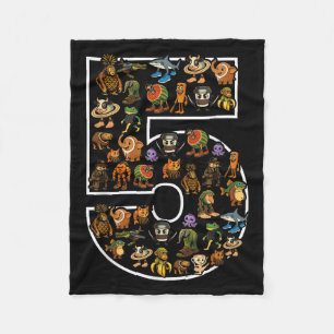 Italiaans Brainrot Verjaardag 5 Leeftijd Meme 5e K Fleece Deken