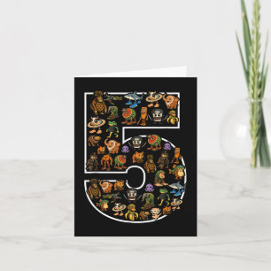 Italiaans Brainrot Verjaardag 5 Leeftijd Meme 5e K Kaart