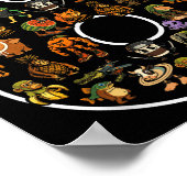 Italiaans Brainrot Verjaardag 8 Leeftijd Meme 8e K Poster (Hoek)