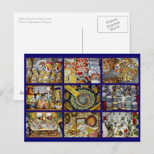 Italiaans Briefkaart (Voorkant / Achterkant)