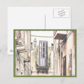 Italiaans Briefkaart Balcony (Voorkant / Achterkant)