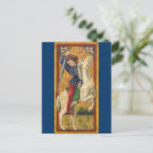 Italiaans Briefkaart Knight (Staand voorkant)