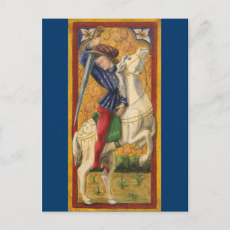 Italiaans Briefkaart Knight