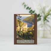 Italiaans briefkaart Riviera Italië (Staand voorkant)