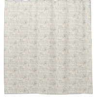  Italiaans Briefkaart Shower Curtain