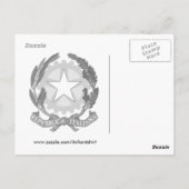 Italiaans Briefkaart van wapenbezit (Achterkant)