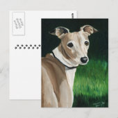 Italiaans Briefkaart voor de originele hond van Gr (Voorkant / Achterkant)
