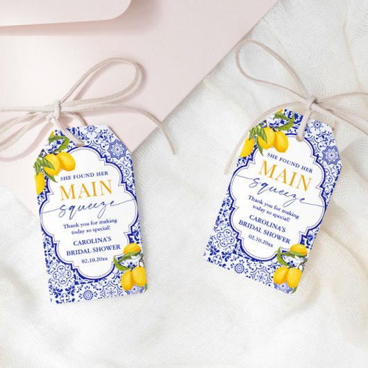 Italiaans Bruidsfeestje voor de Vriendinnen Cadeaulabel