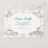 Italiaans Café Doodle Diapper Loterij Informatiekaartje (Voorkant)