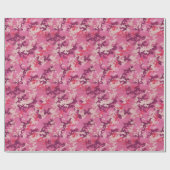 Italiaans Camo Fun Park Roze Uniek Cargo patroon Cadeaupapier (Vlak)