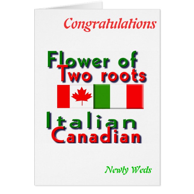 Italiaans-Canadees (Voorkant)