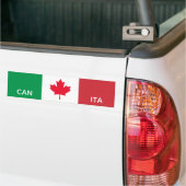 Italiaans-Canadese trots Bumpersticker (Op Truck)