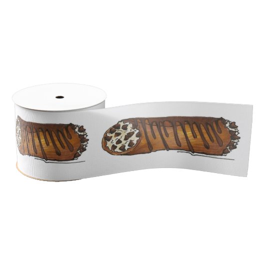Italiaans Cannoli Chocolate Cannolis Pastry Ribbon Grosgrain Lint (Spoel)