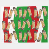 Italiaans Cannoli dessert Fleece Deken (Voorkant (Horizontaal))