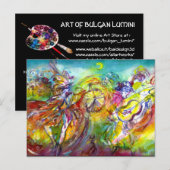 ITALIAANS CARNAVAL / Maskerade Dans en Muziek Uitnodiging Briefkaart (Voorkant / Achterkant)