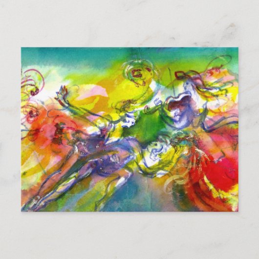 ITALIAANS CARNIVAL / Dance,Music,Theater Briefkaart (Voorkant)