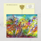 ITALIAANS CARNIVAL / Dance,Music,Theater Briefkaart (Voorkant / Achterkant)