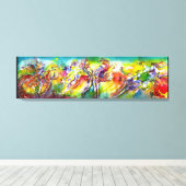 ITALIAANS CARNIVAL / Dance,Music,Theater Canvas Afdruk (Insitu (Houten vloer))