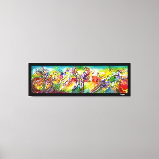 ITALIAANS CARNIVAL / Dance,Music,Theater Canvas Afdruk (Voorkant)