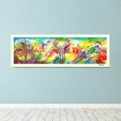 ITALIAANS CARNIVAL / Dance,Music,Theater Canvas Afdruk (Insitu (Houten vloer))