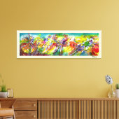 ITALIAANS CARNIVAL / Dance,Music,Theater Canvas Afdruk (Insitu (Woonkamer))