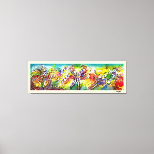 ITALIAANS CARNIVAL / Dance,Music,Theater Canvas Afdruk (Voorkant)