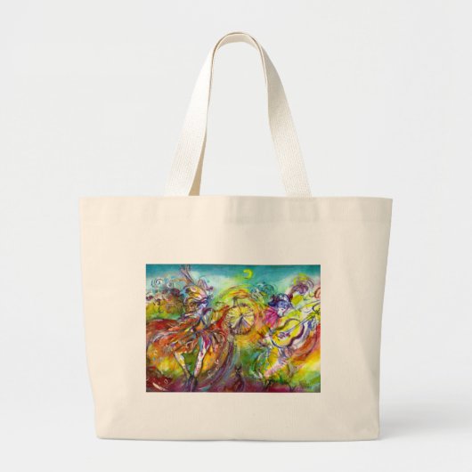 ITALIAANS CARNIVAL/Dance Music, Theater Grote Tote Bag (Voorkant)