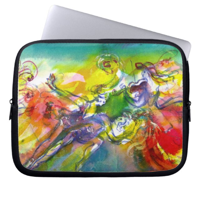 ITALIAANS CARNIVAL / Dance,Music,Theater Laptop Sleeve (Voorkant)