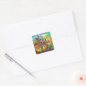 ITALIAANS CARNIVAL / Dance,Music,Theater Vierkante Sticker (Envelop)