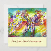 ITALIAANS CARNIVAL Masquerade Ball, Dance and Musi Aankondiging (Achterkant)