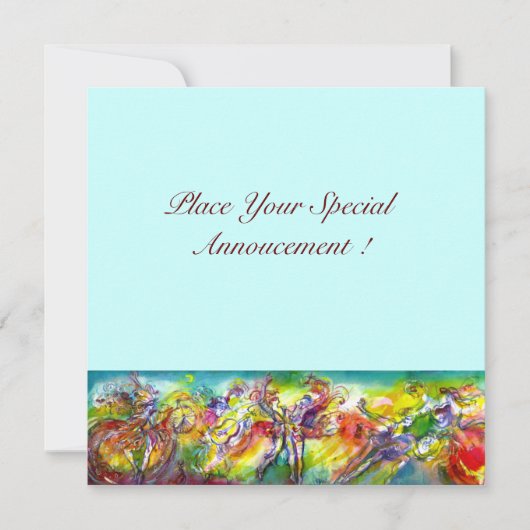 ITALIAANS CARNIVAL Masquerade Ball, Dance and Musi Aankondiging (Voorkant)