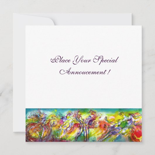 ITALIAANS CARNIVAL Masquerade Ball, Dance and Musi Aankondiging (Voorkant)