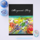 ITALIAANS CARNIVAL Masquerade Ball, Dance and Musi Flyer (Enkel)