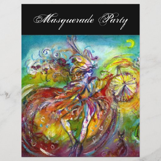 ITALIAANS CARNIVAL Masquerade Ball, Dance and Musi Flyer (Voorkant)