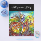 ITALIAANS CARNIVAL Masquerade Ball, Dance and Musi Flyer (Enkel)