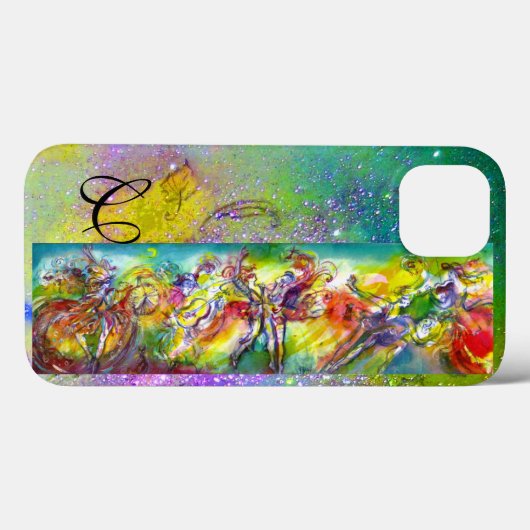 ITALIAANS CARNIVAL MONOGRAM/Dance,Music,Theater Case-Mate iPhone Case (Achterkant (horizontaal))