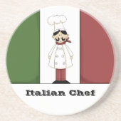 Italiaans Chef #6 Onderzetter (Voorkant)