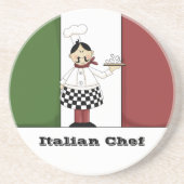 Italiaans Chef #7 Onderzetter (Voorkant)